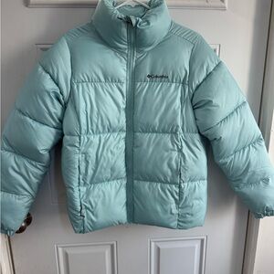 Columbia Light Blue Puffer Jacket